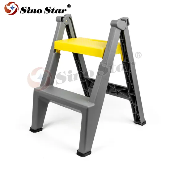 Plastic Portable Folding Double Sided Step Stools Household Ladder