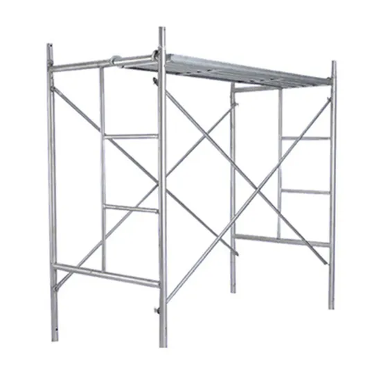 1.7m/1.9m Height Ladder Steel Frame Scaffold Mobile Walk Through Ladders H Frame Scaffold