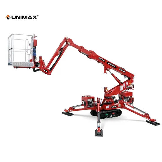 Remote Terrain Operation Crawler Type Articulated Boom Aerial Working Platform