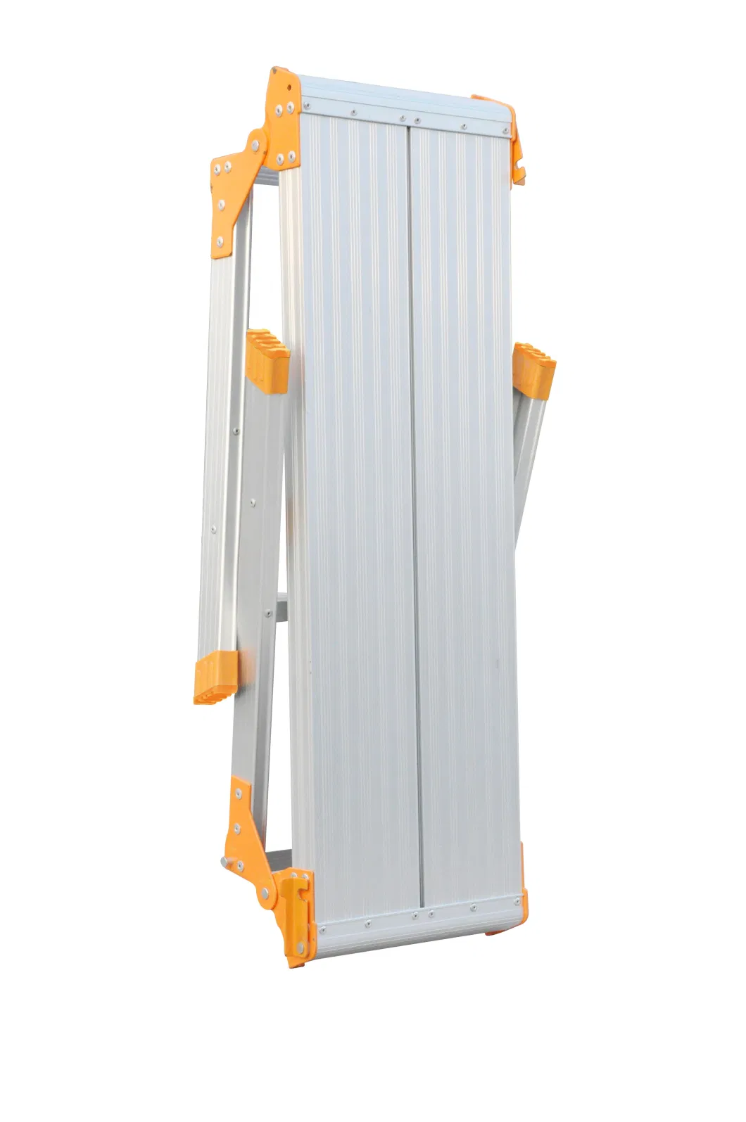 Lidl Retractable Working Platform Stairs Aluminium Telescopic Ladder En131