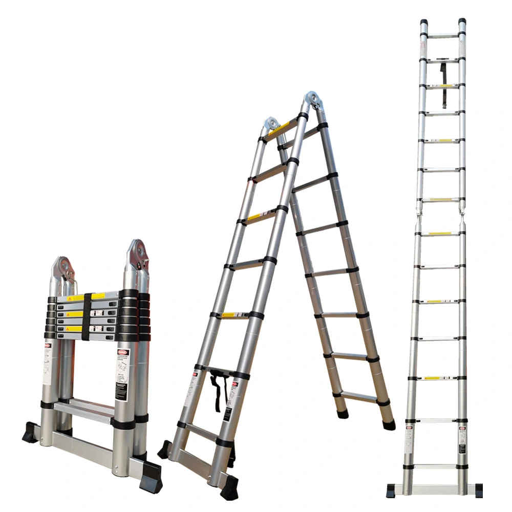 2X5-2X9 Step Hot Sale Aluminum Multi-Purpose Foldable and Telescopic Ladder with Factory Price