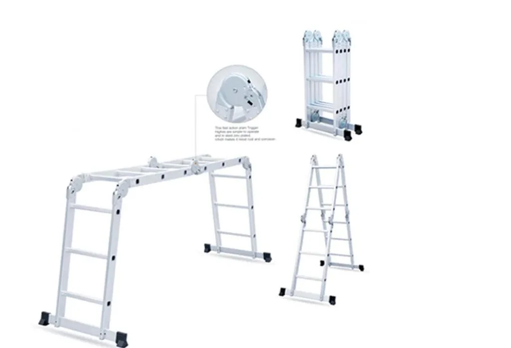 Aluminium Folding Attic En131 14183 Certification Multi-Purpose Aluminium Ladder