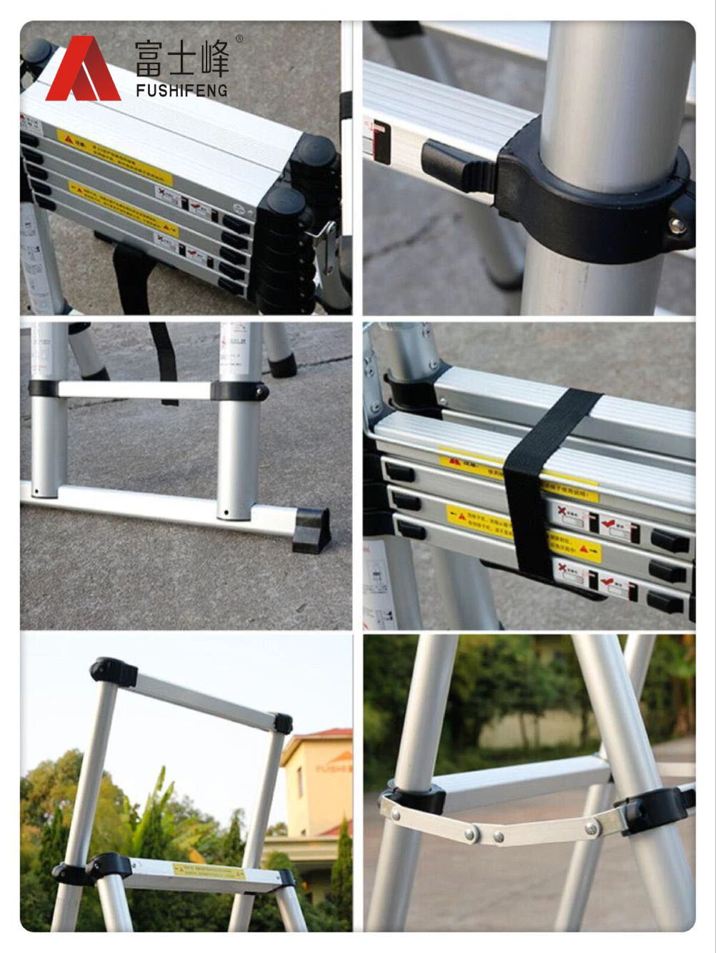 Double Sided a Type Telescopic Ladder