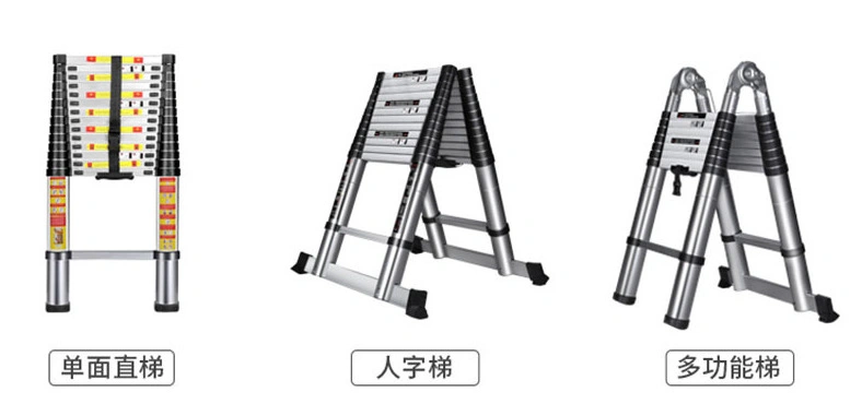 Aluminum Aluminium Steel Straight Ladder for Construction Scaffold