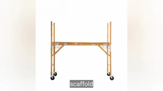 Wholesale Mobile Safety Ladder Steel Quick Dismantling Construction Scaffolding Multifunctional Removable Steps 