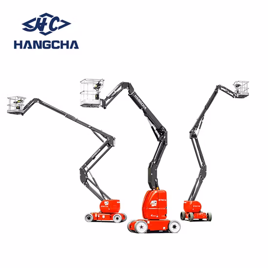 Articulated Boom Arm Rotatable Working Platform Maximum Performance Height 5.5m Spi