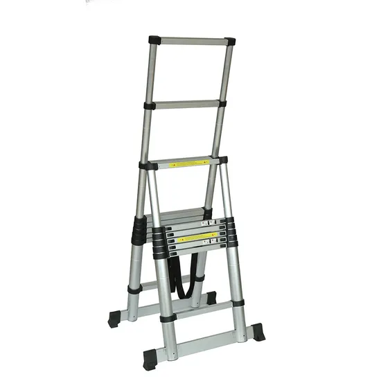 GS Approved 4.4m Double Sided Aluminum Telescopic Ladder 