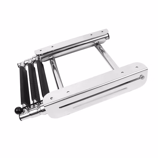 Most Popular 4 Step Stainless Steel Folding Ladder Boat Dock Ladders Marine