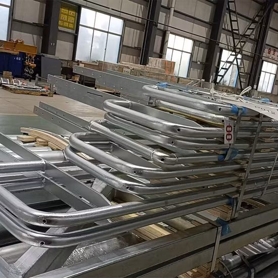 Customized Heavy Duty Steel Working Stage Platforms and Aluminum Stairs Walkways