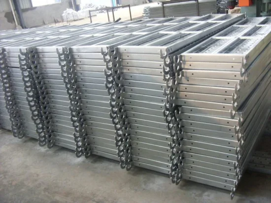 Galvanized Scaffolding Steel Industry Step Ladder with Hook Make It Easy to Assemble and Using Q195