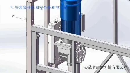 Zlp630 Window Cleaning Rope Suspended Working Platform Lifting Equipment 