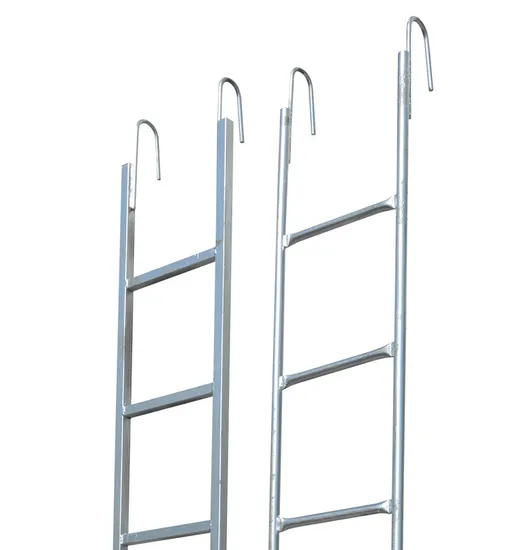 Galvanized Scaffolding Industry Steel Industry Step Ladder with Hook Make It Easy to Assemble and Using 