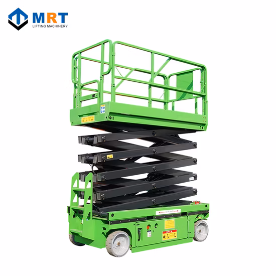 12m Hydraulic Scissor Lift Platform Self