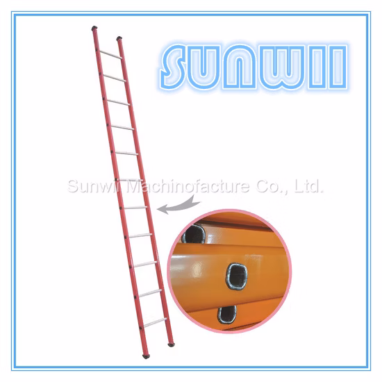 Aluminum/Aluminium/Steel Straight Ladder for Construction, Scaffold