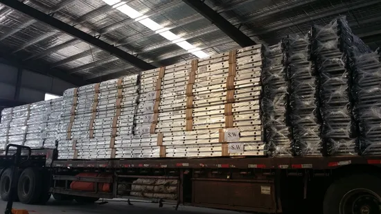 Wholesale Building Material Straight Aluminium Staircase Multi Purpose Metal Stairs Scaffolding Aluminum Ladder for Construction 